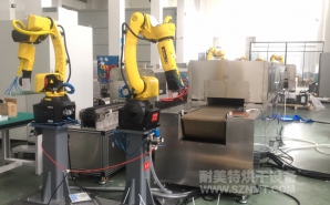 NMT-ZN-631疫苗玻璃瓶特殊涂层工艺,预热+固化自动化对接隧道炉烘烤线(苏州?？松?